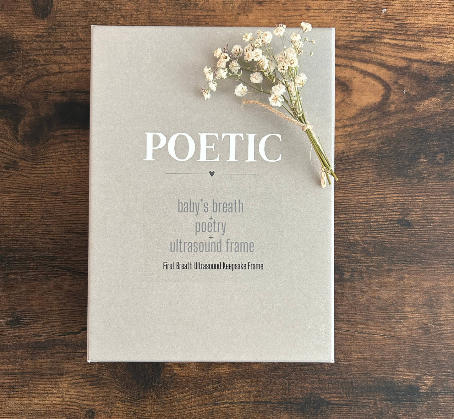 First Breath Ultrasound Keepsake Frame 4x6 Shadow Box