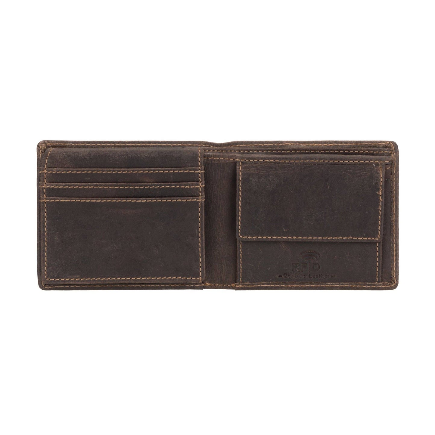 Charlie Leather Wallet – Men – Brown