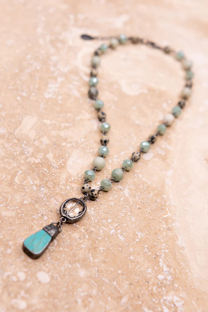 Pica Necklace in Jade