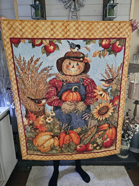 Scarecrow Lap Blanket 34x42