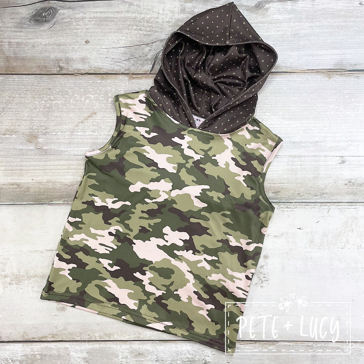 Camp Cuties Camo Sleeveless Top 7/8