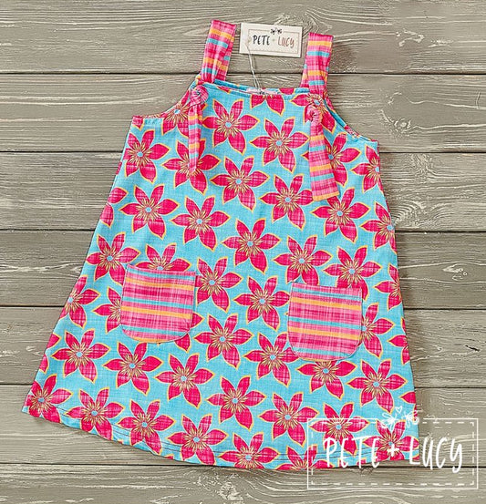 Happy Hibiscus Dress  4T