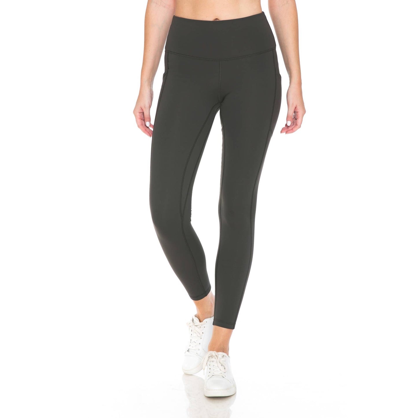 Fleece Lined Activewear Leggings: Black