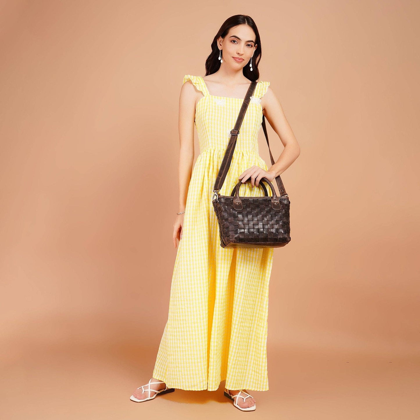 Florence Leather Tote Bag – Women – Brown