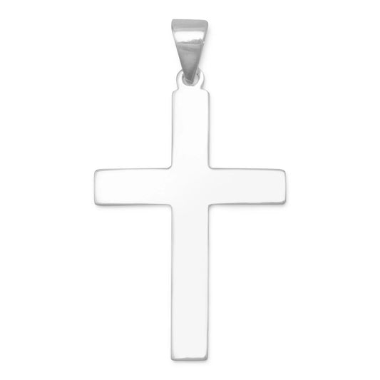 Polished Cross Pendent