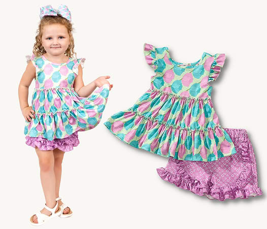 Bloomin Blossoms 2 piece Set size 5