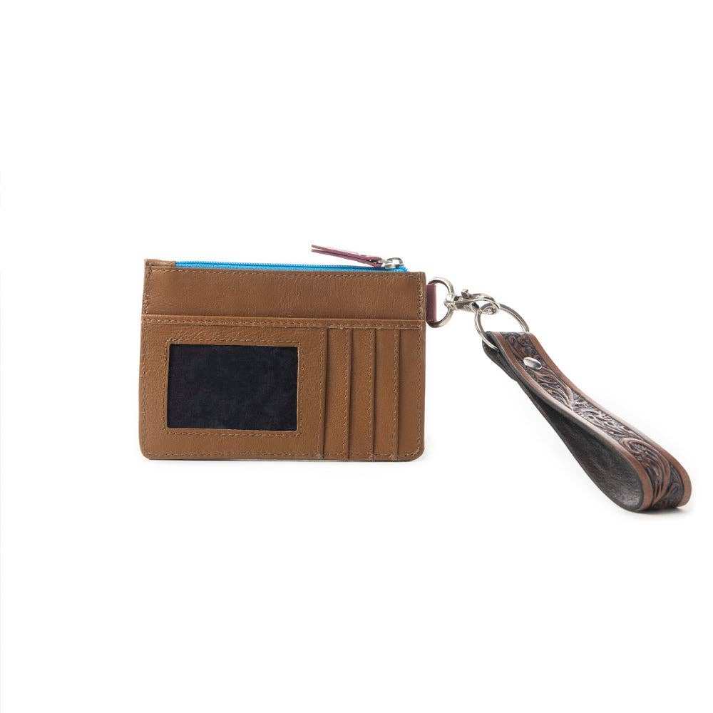 Pride of Prickly Pears Credit Card Holder:  Brown