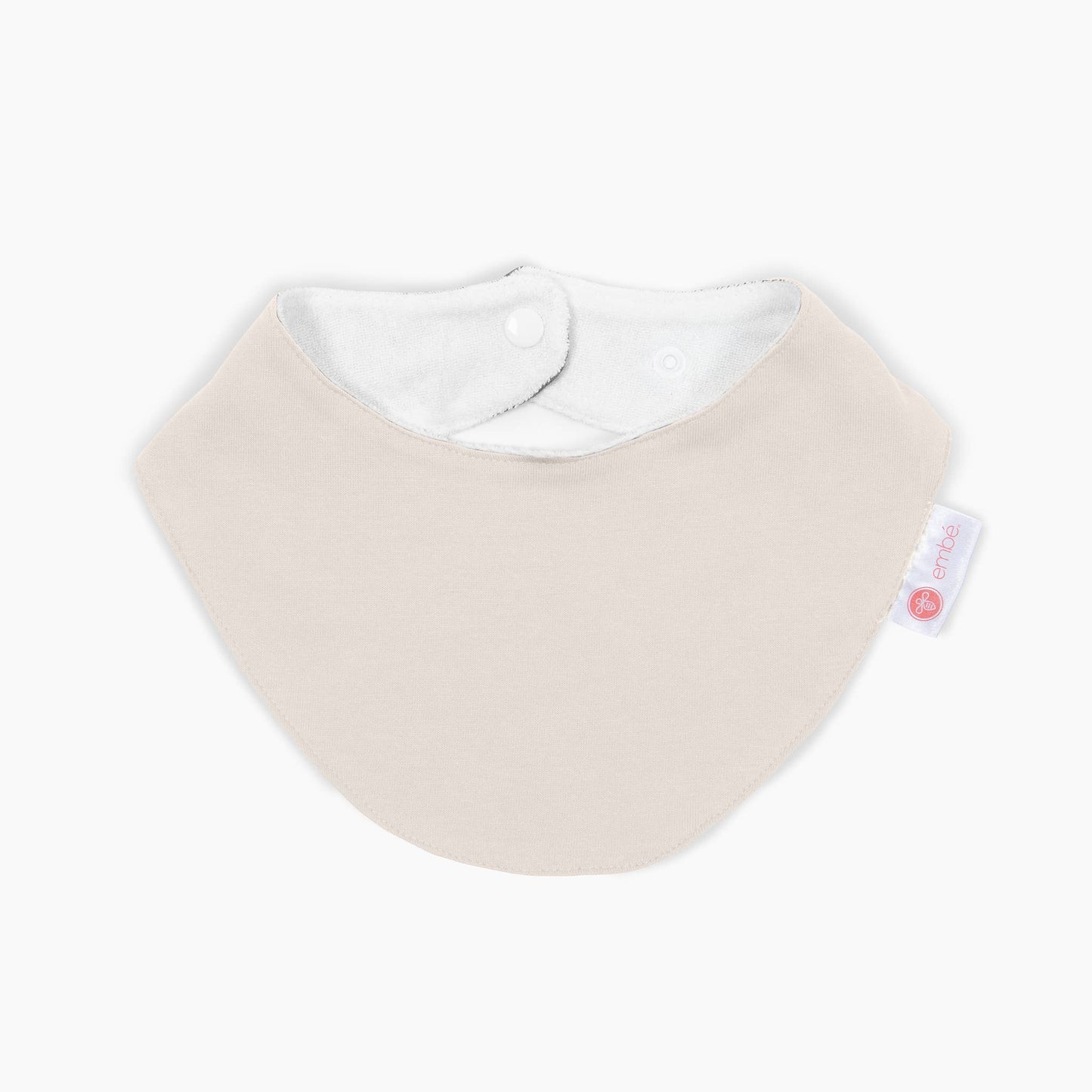 Bandana Bib: Cream