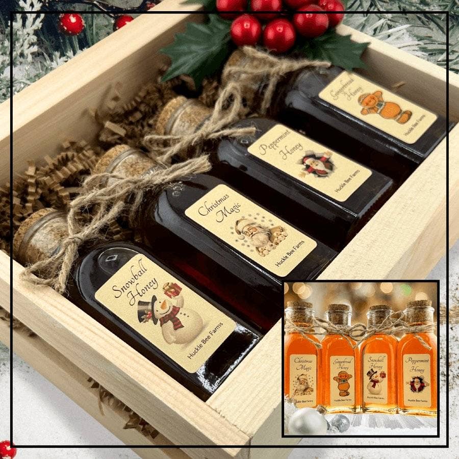Holiday Honey 4 - 4 oz Gift Box