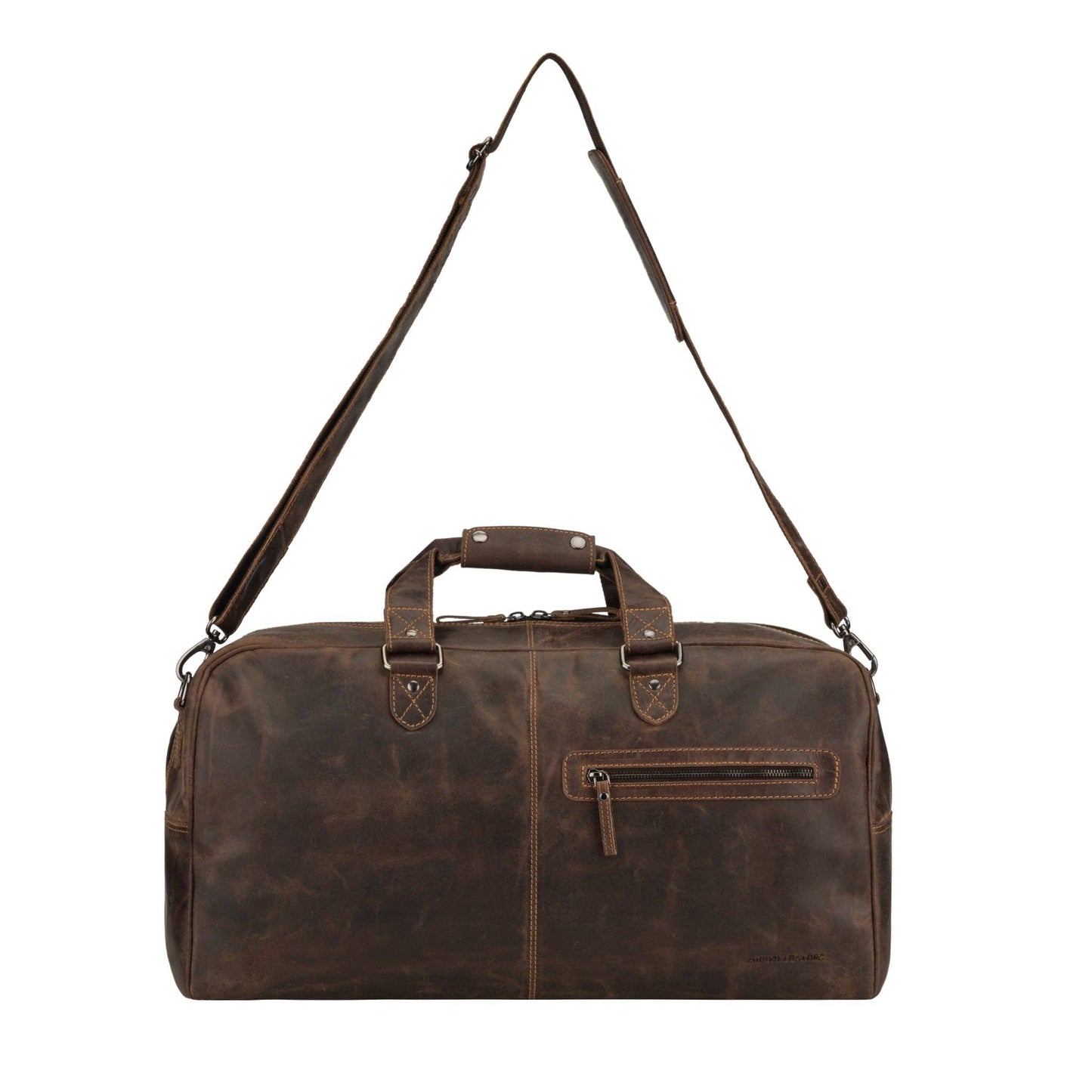 Hudson Leather Duffle Bag – Unisex – Brown