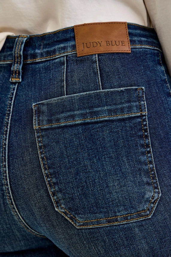Wide Crop Utility & Patch Pocket