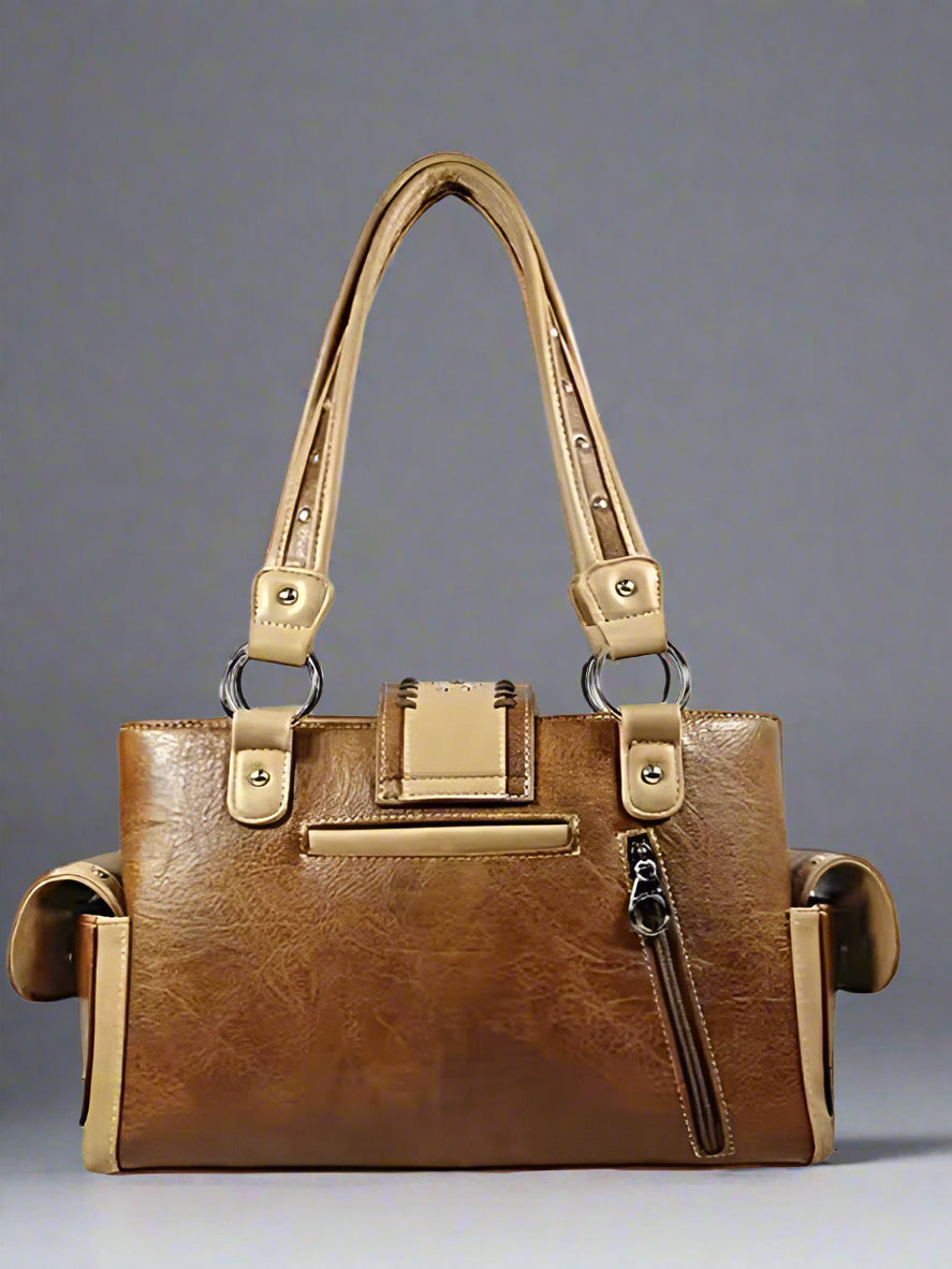 Trisha Ornament Flap Satchel