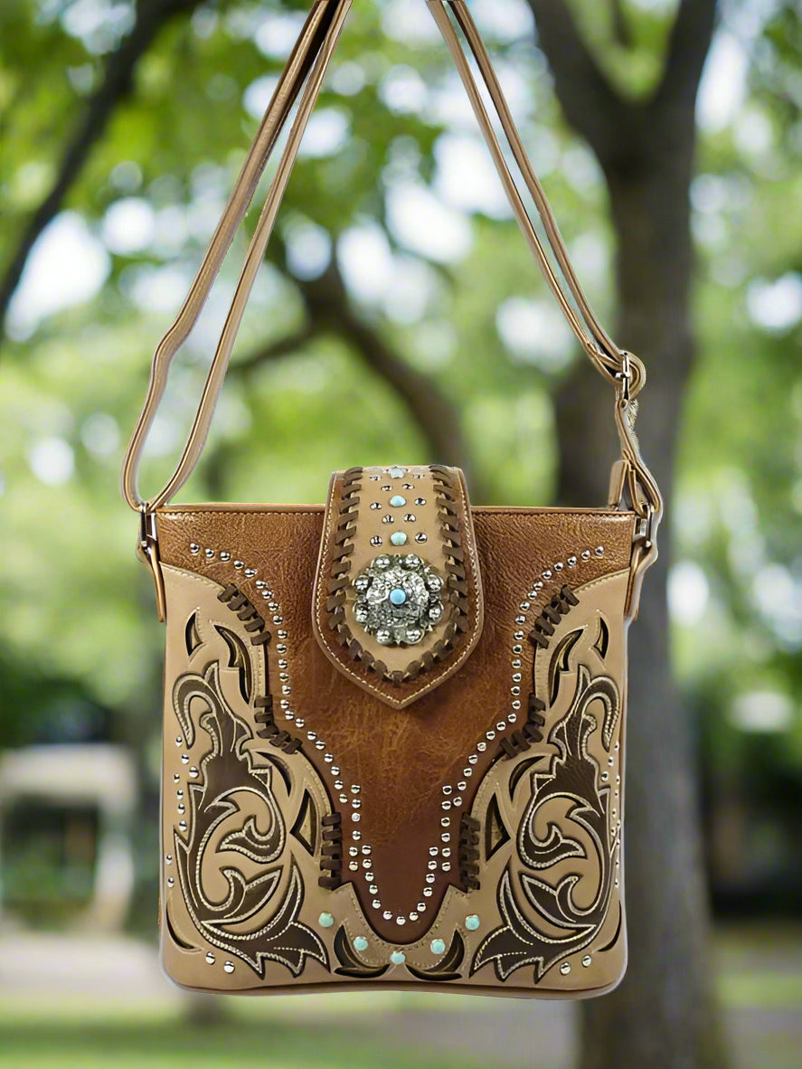 Kelsea Ornament Flap Crossbody