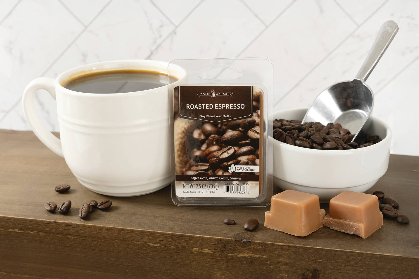 2.5 oz Wax Melt Roasted Espresso