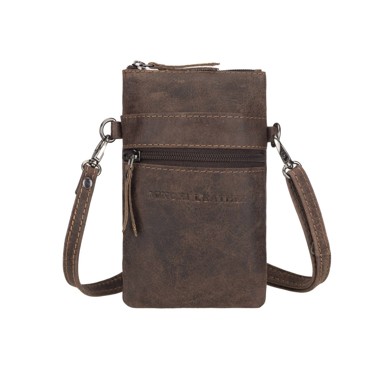 Ashford Leather Sling Bag – Unisex – Brown