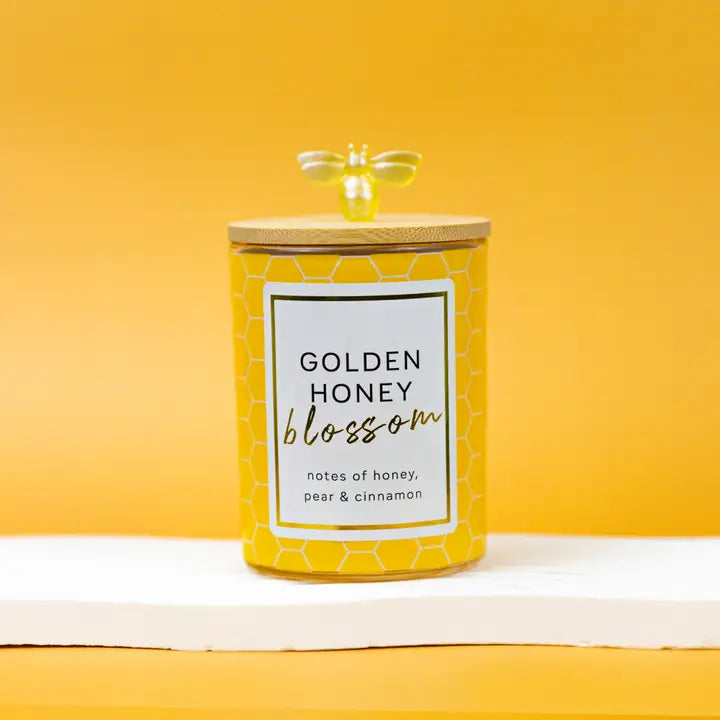 Golden Honey Blossom – 10oz Spring Scented Gift Candle