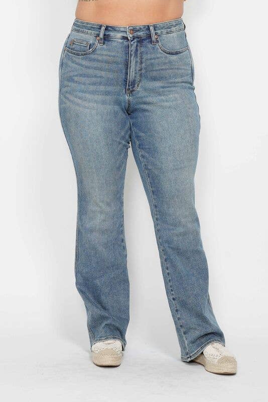 PLUS Multi Inseam Tummy Control High Waisted Bootcut