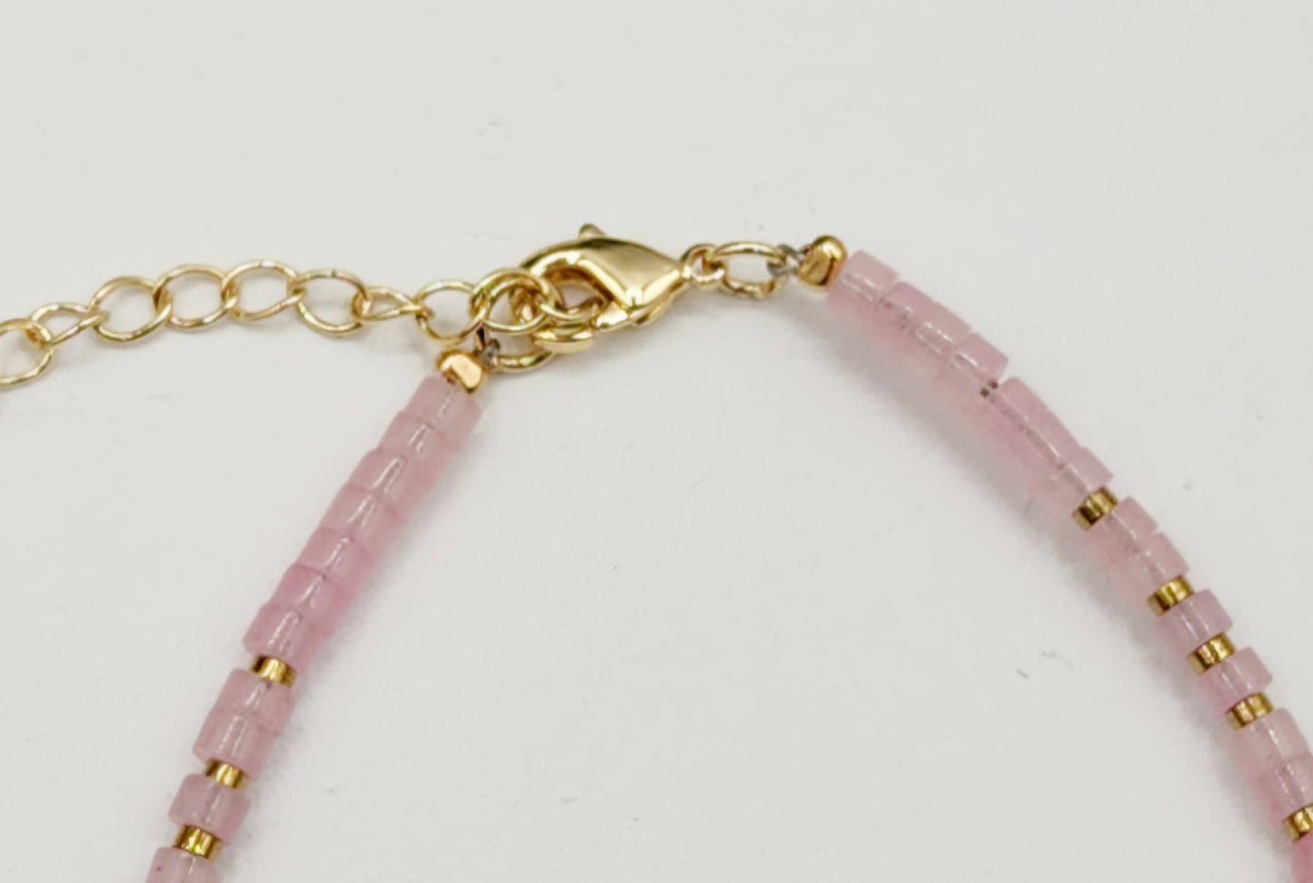 CANCER HEALING HARMONY-Malachite/Clear/Rose Quartz Bracelet