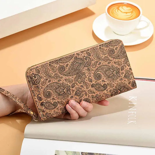Pu Soft Wood Grain Wallet 4 Colors