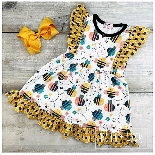 Buzz Buzz Dress 3-6mos
