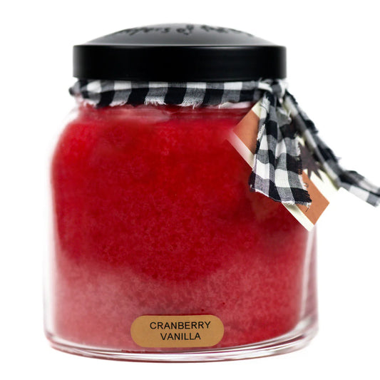 Cranberry Vanilla - 34 oz Papa Candle