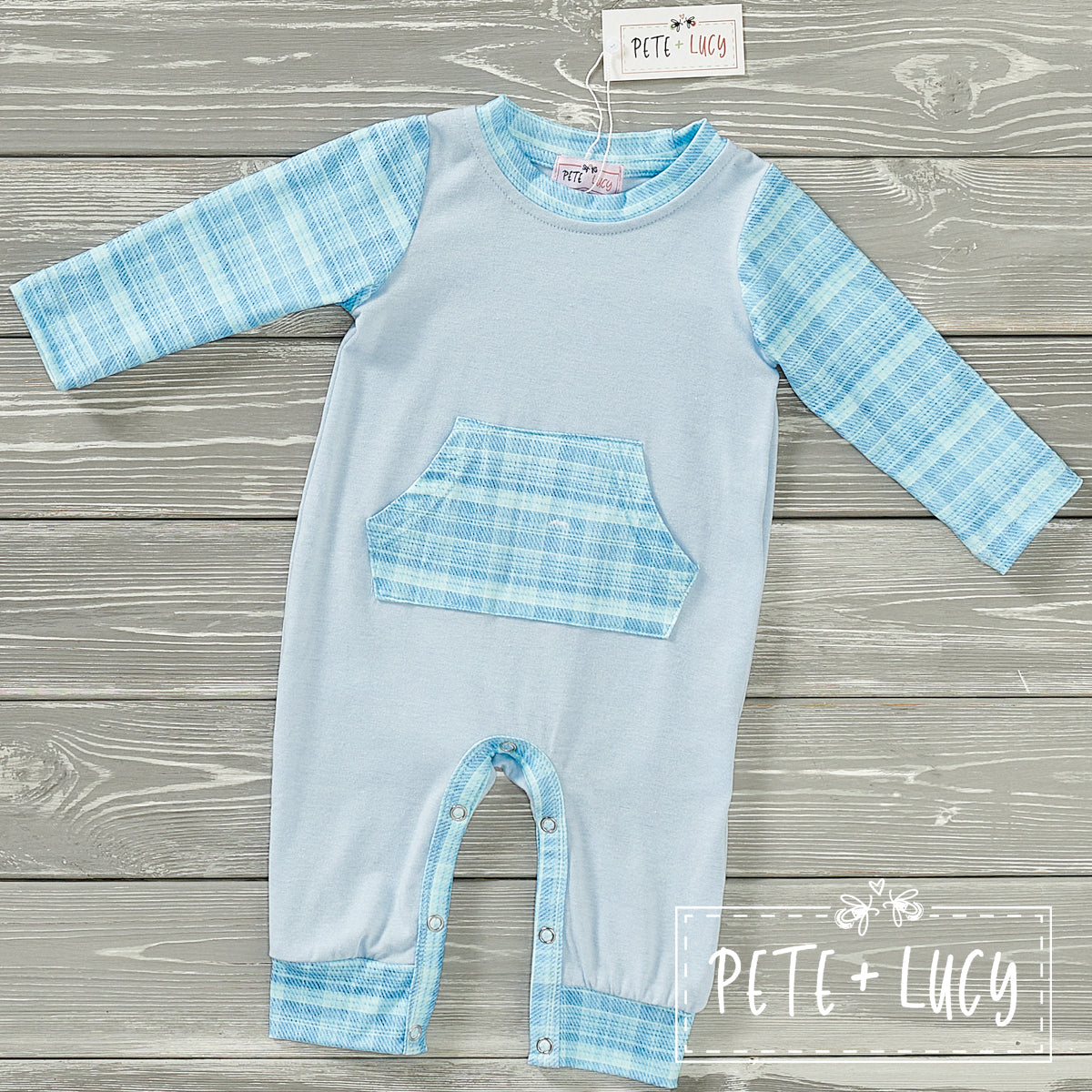 Country Denim Boys Romper 6-9mos