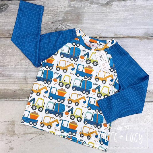 Digger Days Boys Shirt 6-12mos