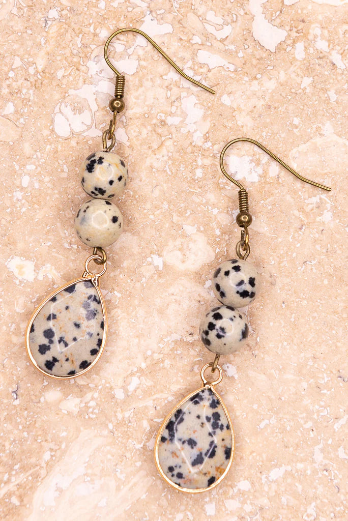 Sasha Earring in Dalmatian