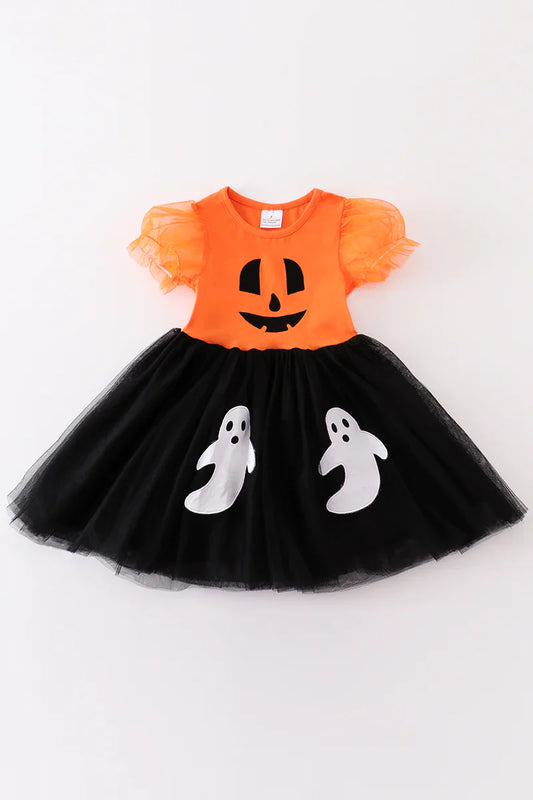 Girls Little Boo Tulle Dress Size 5