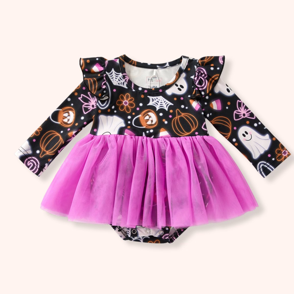Lil Boo Infant Romper with Tulle 6-9 mos