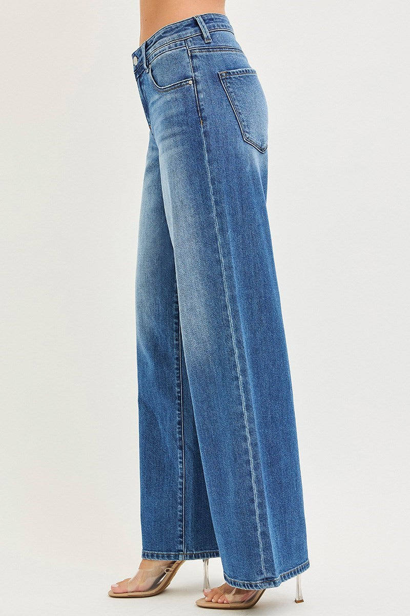 SLOUCHY BAGGY JEANS Medium Wash