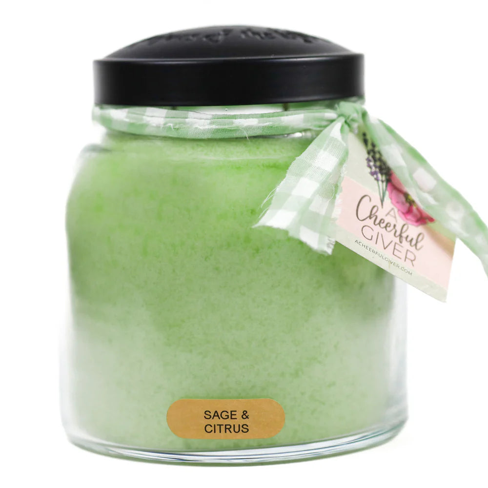 Sage & Citrus - 34 oz Papa Candle
