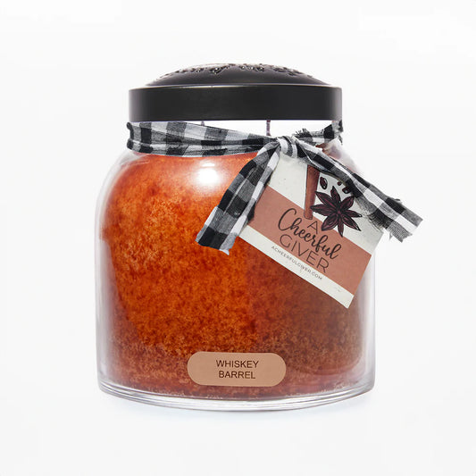 Whiskey Barrel - 34 oz Papa Candle