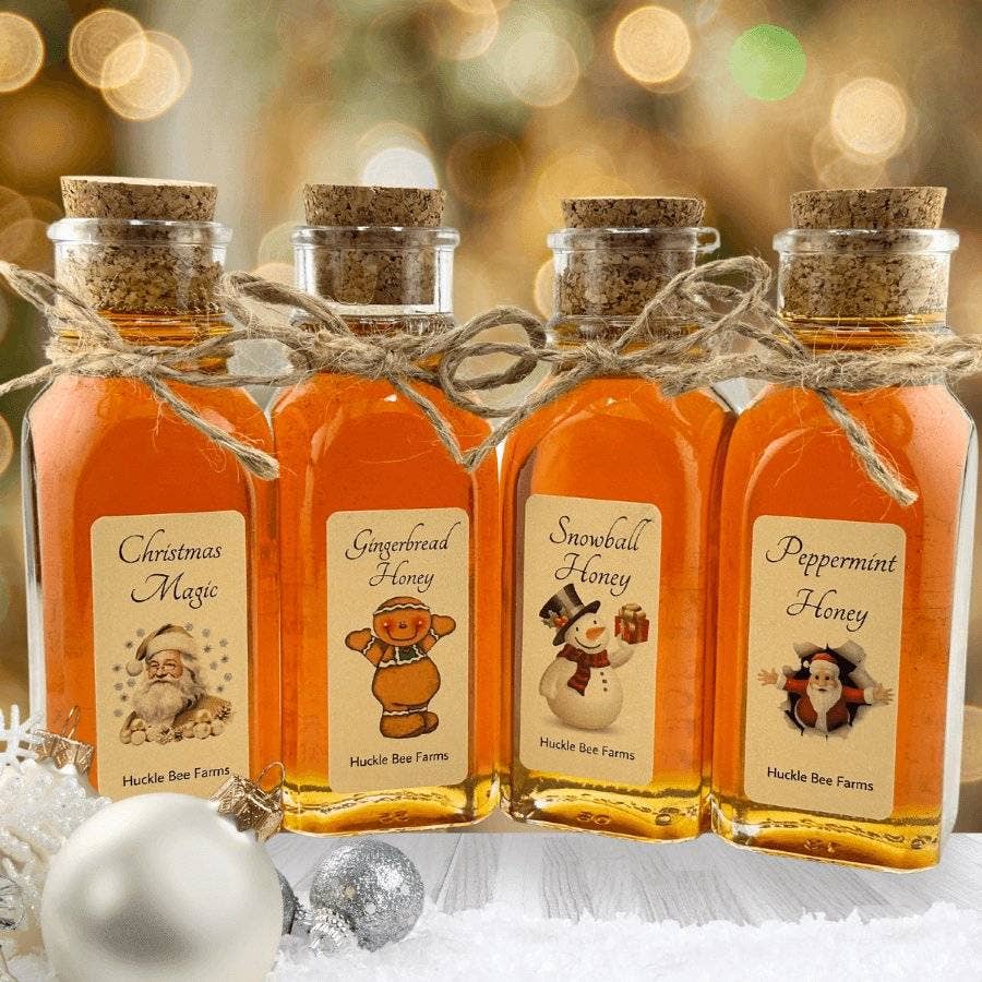 Holiday Honey 4 - 4 oz Gift Box