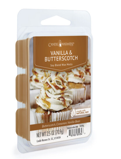 2.5 oz Wax Melt Vanilla & Butterscotch