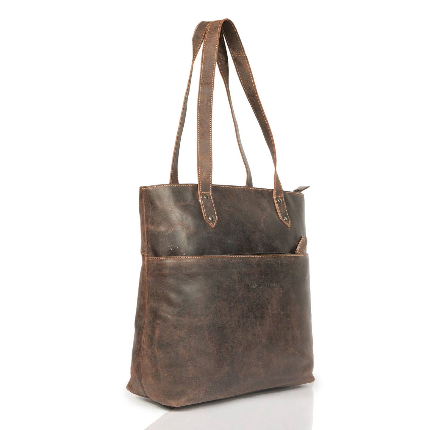 Rowan Leather Tote Bag – Women – Brown