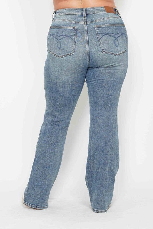 PLUS Multi Inseam Tummy Control High Waisted Bootcut