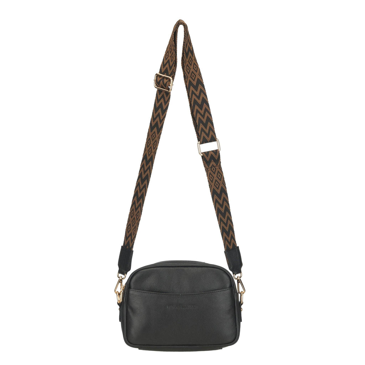 Evelyn Leather Crossbody Bag – Women – Black
