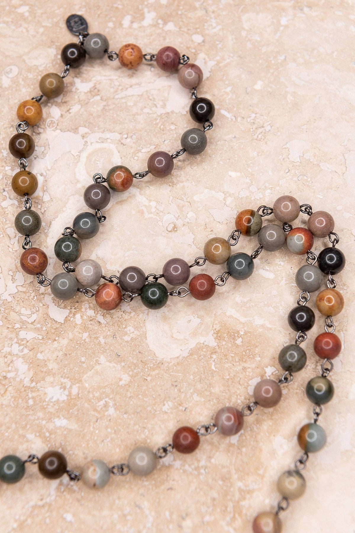 Patty Necklace in Dk. Mix
