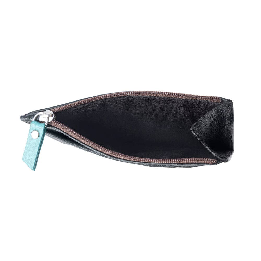 Pride of Prickly Pears Credit Card Holder:  Turquoise