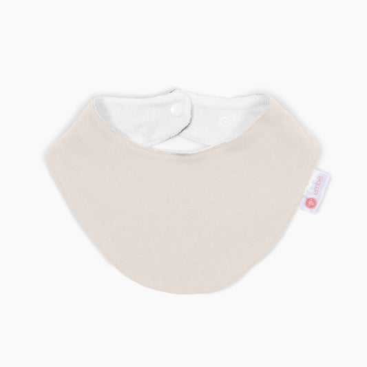 Bandana Bib - Cream, 100% cotton