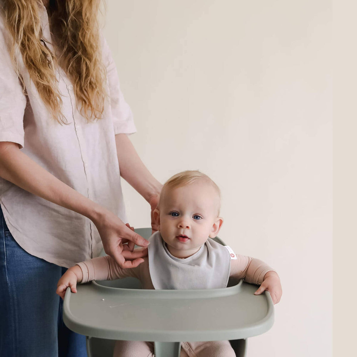 Bandana Bib - Cream, 100% cotton, photo 3 of 3