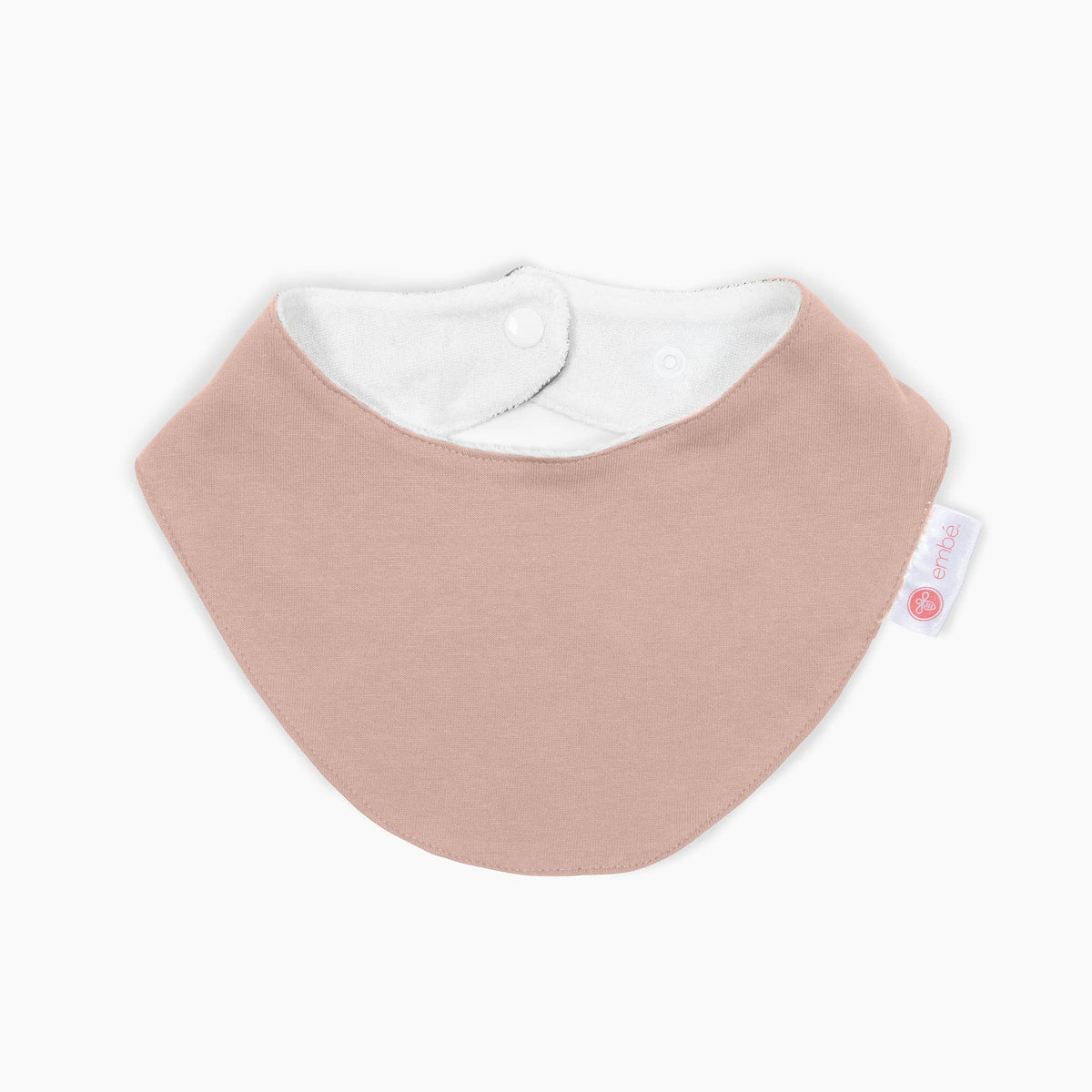 Bandana Bib - Guava, 100% cotton