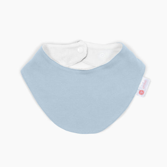 Bandana Bib - Sky, 100% cotton