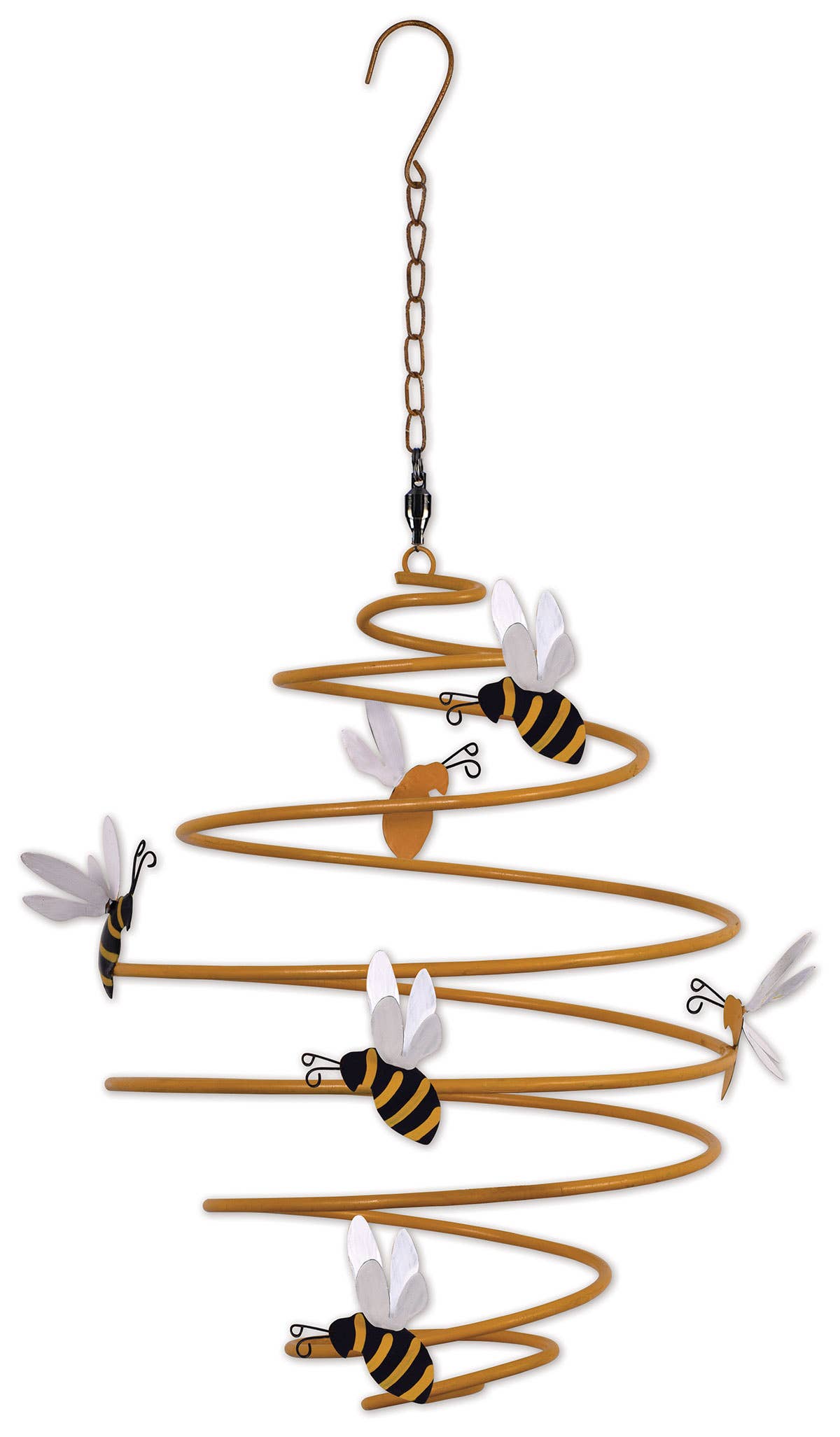 Beehive Spinner 11 inch garden decor
