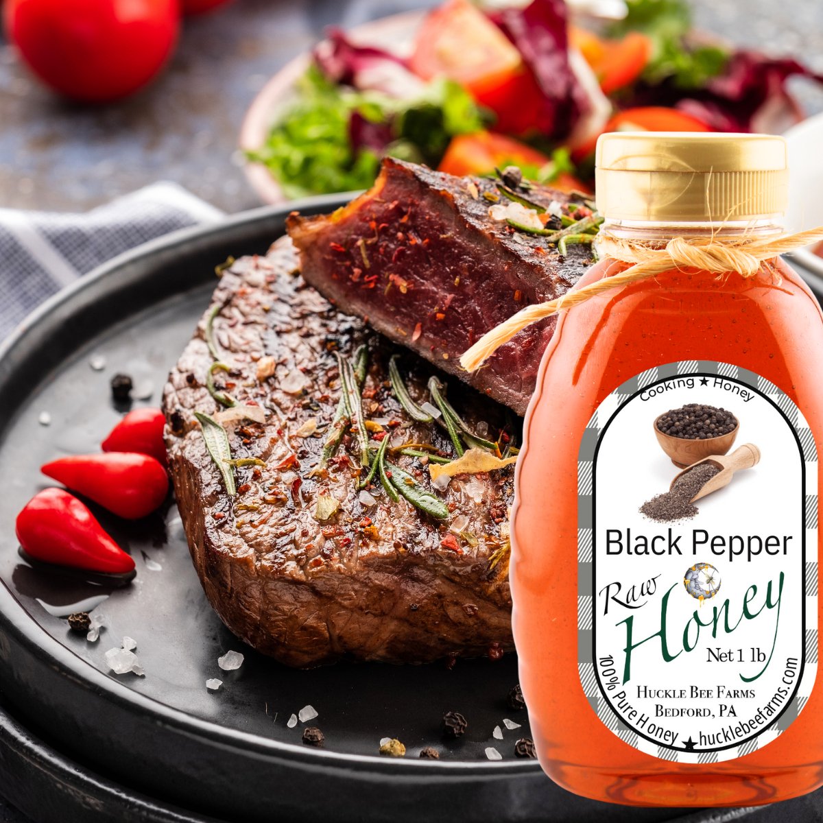 Black Pepper Infused Honey