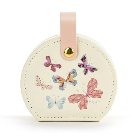 Butterfly Travel Jewelry Case - 4x3"