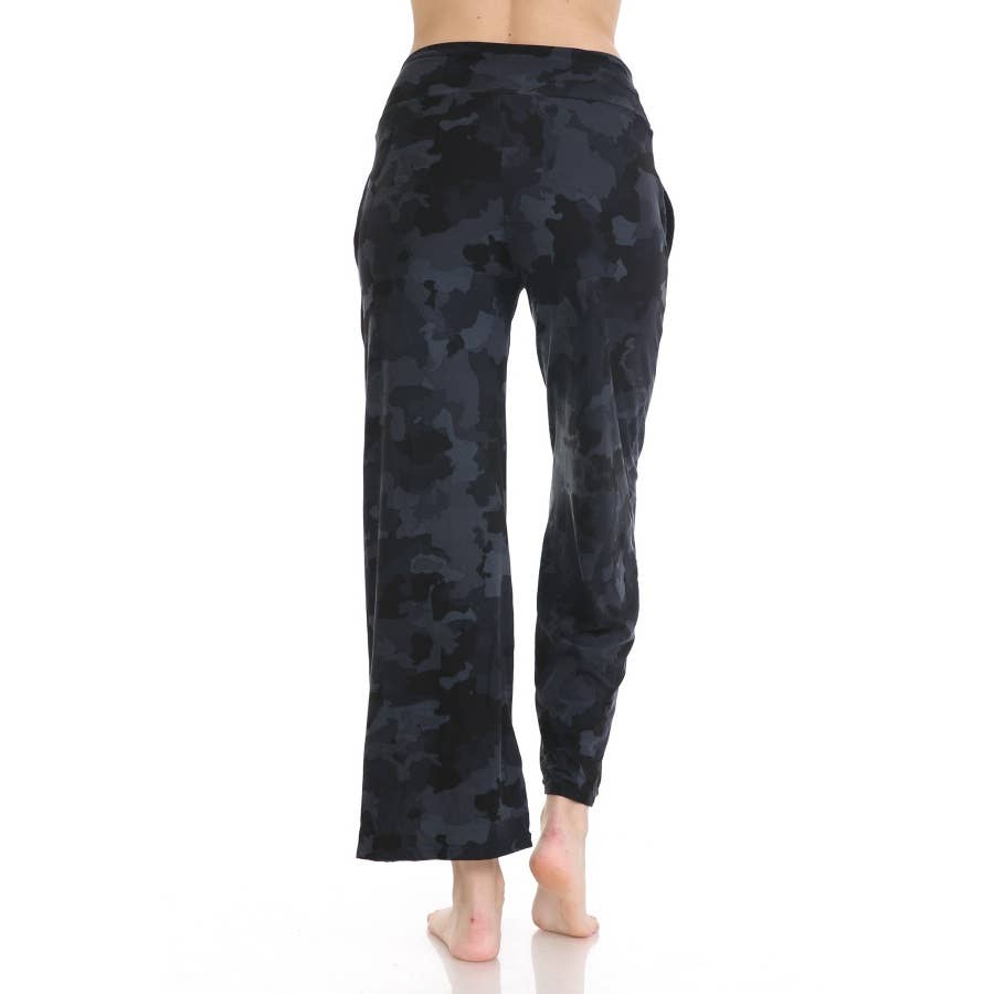 Buttery Soft Print Lounge Pants - Black Camo, photo 3 of 4