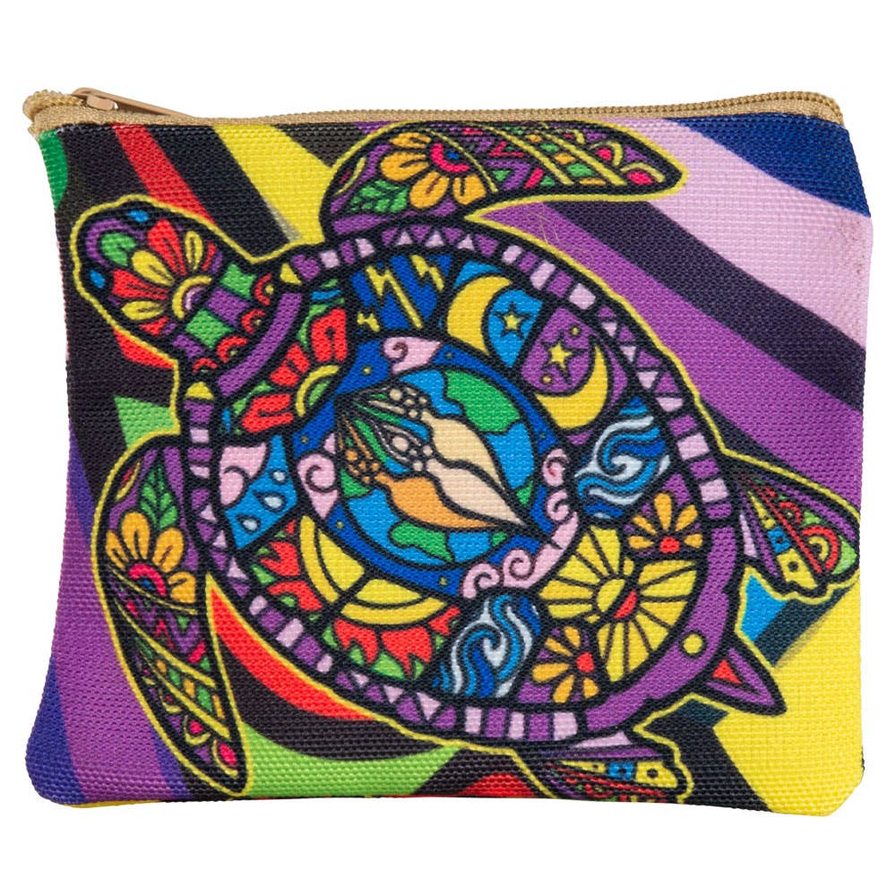 Mosaic Turtle Coin Purse