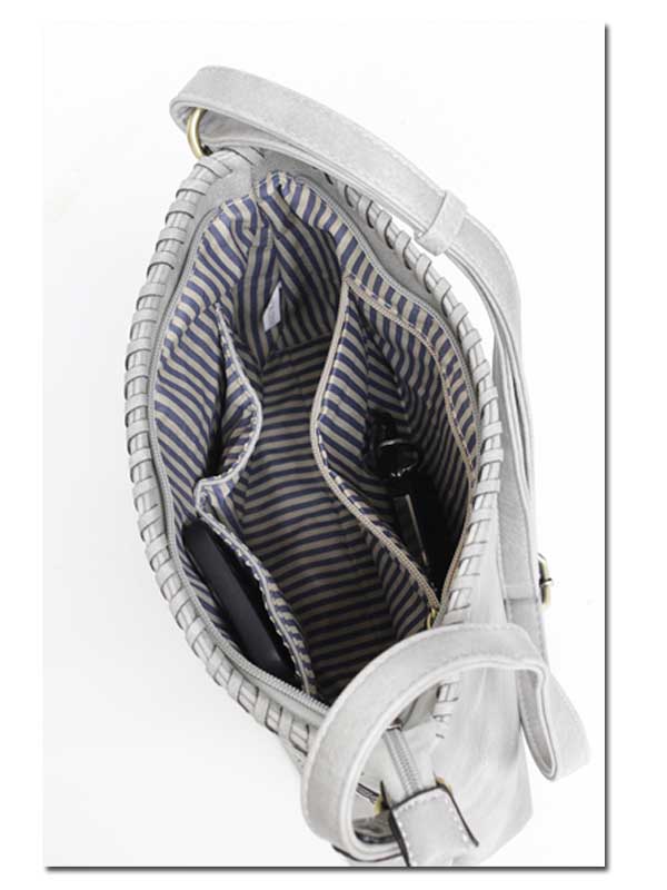 Calm Laser-Cutout Vegan Leather Crossbody, photo 5 of 7